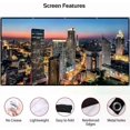 thumbnail image 1 of 60-inch portable foldable projector screen high density white no creases soft projection screen 16:9 indoor outdoor, 1 of 5