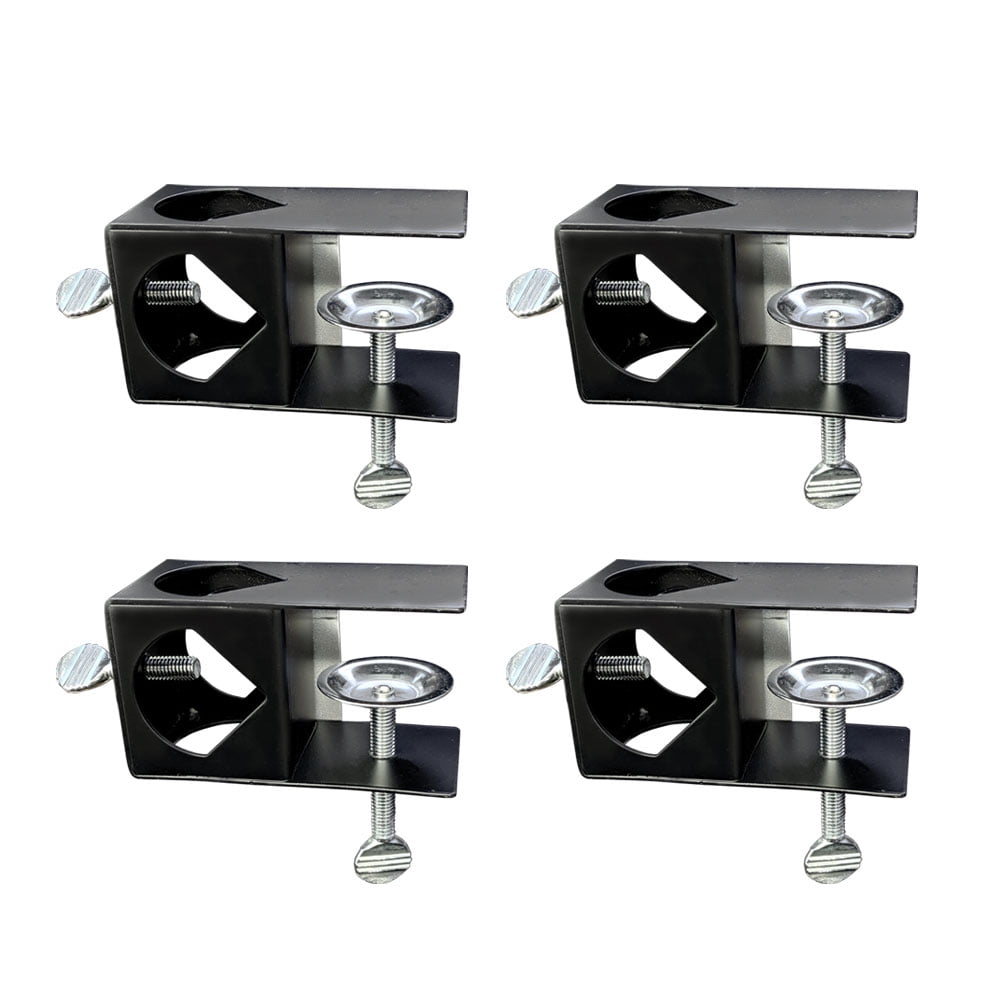 Deck Torch Clamp, Set of 4 Outdoor Torch Mount Holder, Deck or Porch