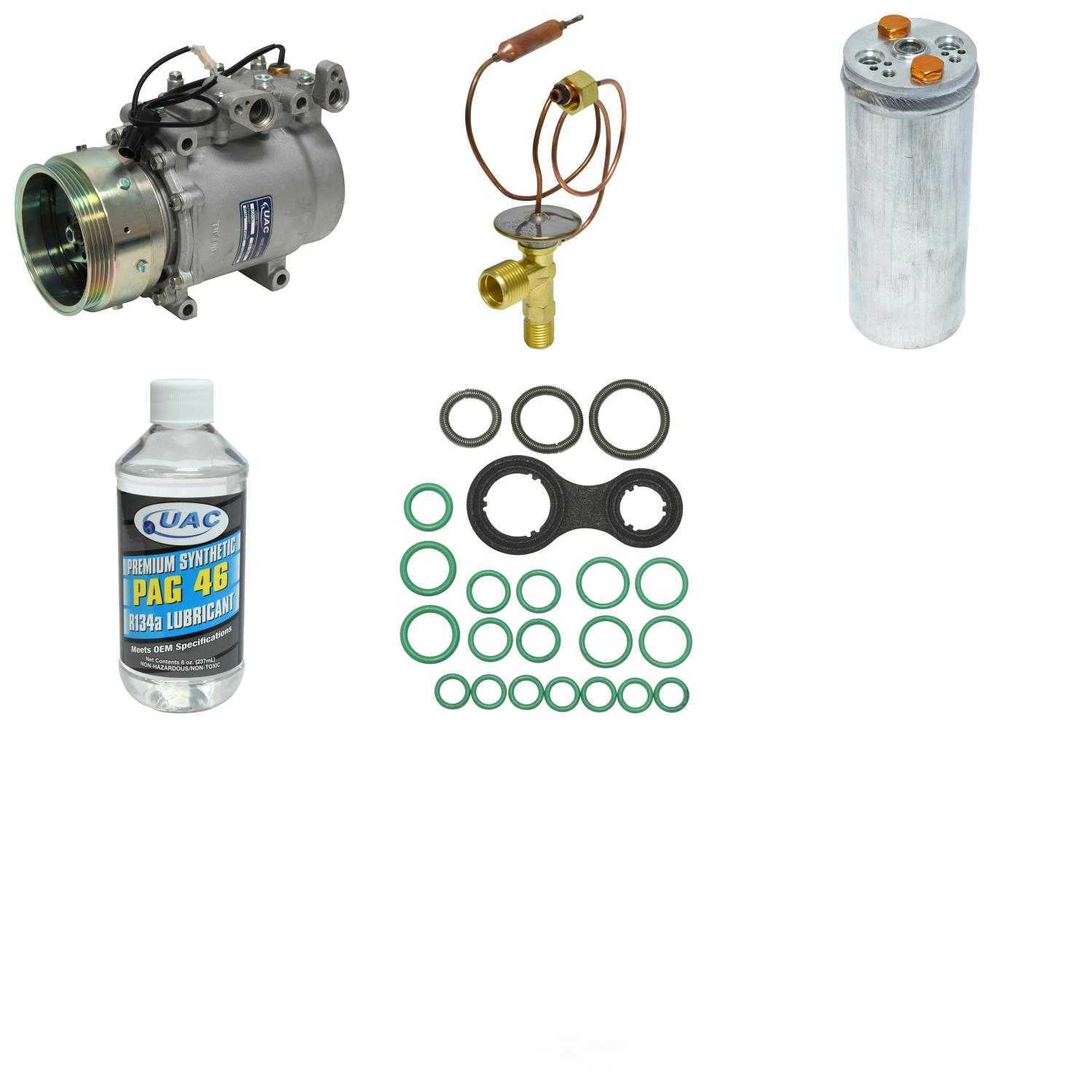 A/C Compressor and Component Kit -- Compressor Replacement Kit Fits select: 1995-1997 EAGLE TALON TSI, 1996-1997 CHRYSLER SEBRING LXI