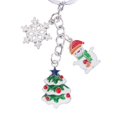thumbnail image 3 of Llavero de Papá Noel de aleación para mujer, bolso, coche, llavero, 3 of 7