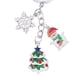 thumbnail image 3 of Llavero de Papá Noel con forma de árbol de Navidad, colgante para bolso, llavero para coche, 3 of 7