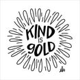 thumbnail image 2 of Barrett, Erin 26x26 White Modern Wood Framed Museum Art Print Titled - Kind is Gold, 2 of 4