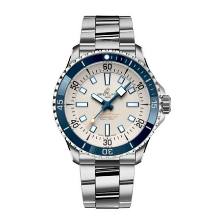 Breitling Superocean Automatic 42 Silver Dial Steel Men's Watch A17375E71G1A1