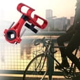 thumbnail image 4 of Accesorio de ciclismo seguro para dispositivos móviles Soporte de teléfono para bicicleta de aluminio rojo, 4 of 8