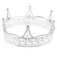 thumbnail image 1 of Tiara de Rhinestone Perfecl Princesa Nupcial Plata, 1 of 8