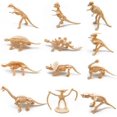 thumbnail image 1 of 12 figuras de juguete de esqueletos fósiles de dinosaurios, minifiguras de dinosaurios para niños pequeños, adornos para tartas de huesos de dinosaurio, regalo ideal para niños y niñas de 3, 4, 5 y 6, 1 of 5
