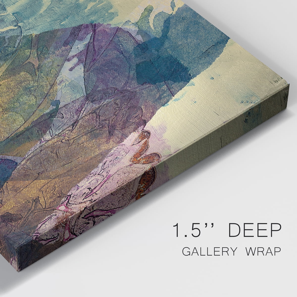 Monet's Landscape IV Premium Gallery Wrapped Canvas - Ready to Hang - 18 x 27 Each