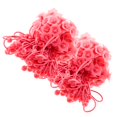 thumbnail image 3 of 100 Piezas Cuerdas Vendas de Goma de Pelo Tazón de Fuente de Flor de Muchahca NIña rojo Baoblaze Cuerda de pelo, 3 of 6