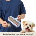 thumbnail image 5 of Pet Hair Removal Tool - Lint Cleaning Roller for Cat and Dog on Couch, Bed, Furniture, Carpet, Car Seat - Indoor Pets Fur Removal Tool Essentials - Small Cats Grooming Brushes Rollers Cleaner, 5 of 8