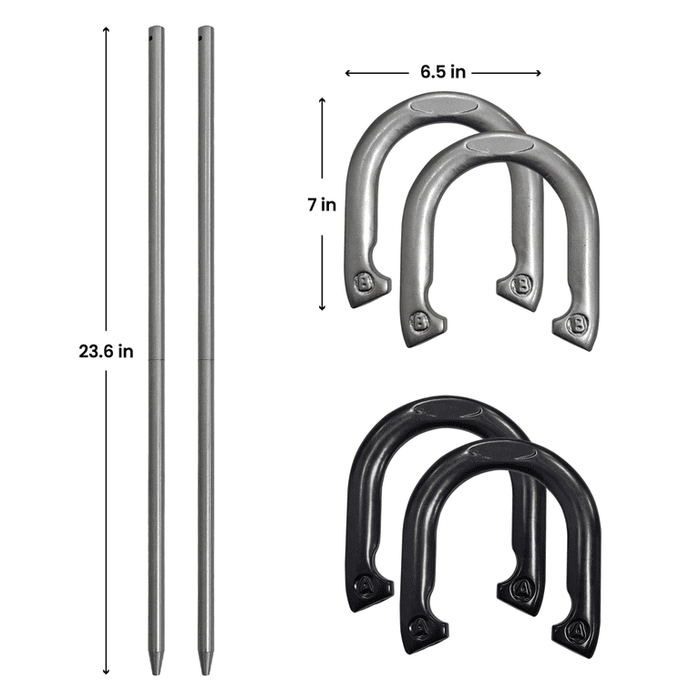 IRON HORSE アイアンホース CD 5枚セット MinnARK, Solid Iron Horseshoes Outdoor Tossing Game Set, 6pc