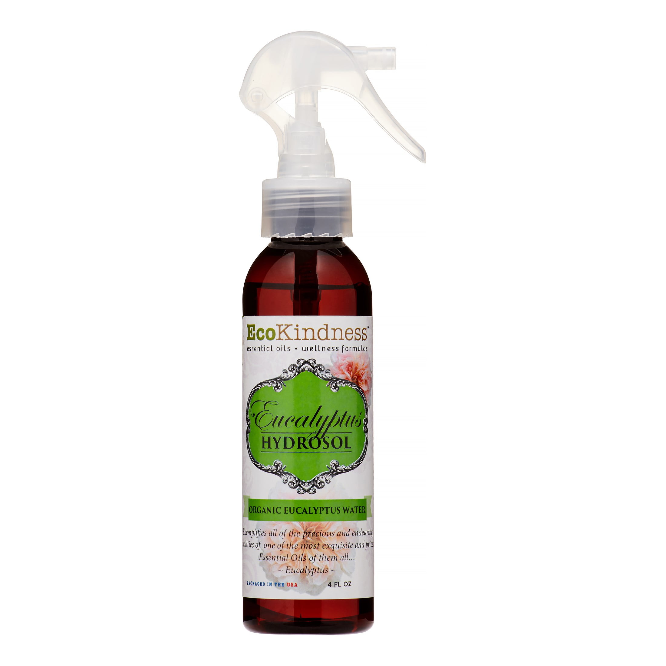 Ecokindness Essential Oil Hydrosol Spray, Eucalyptus, 4 Oz
