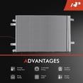 thumbnail image 5 of A-Premium Air Conditioning A/C Condenser Compatible with 2017-2022 Ford F-250/F-350/F-450/F-550 Super Duty V8 6.2L, 5 of 8