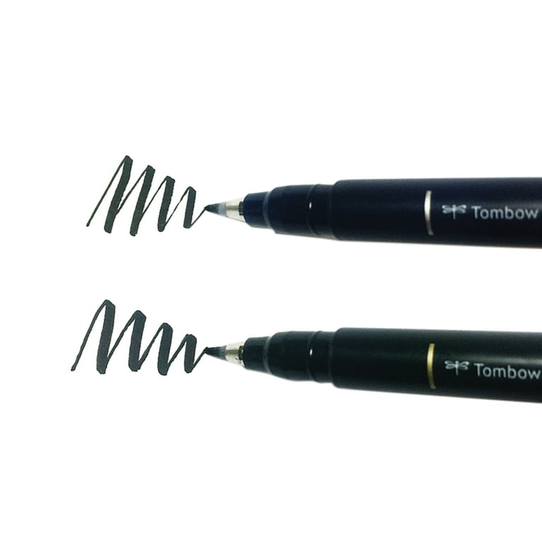 Tombow Pen Adapters fudenosuke Caligraphy Pen, Dual Brush Marker