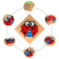 thumbnail image 3 of Rompecabezas de madera 6 piezas Rompecabezas de animales para niños pequeños 1 2 3 años Juguetes educativos para niños y niñas oso de fresa Electrónica, 3 of 5
