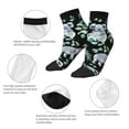 thumbnail image 5 of Rateoe Cartoon Koala Bear Pattern Quarter Crew Socks,Toe Seamed Ankle Socks,Cotton Cushioned Breathable Athletic Crew Sports Socks, 5 of 7