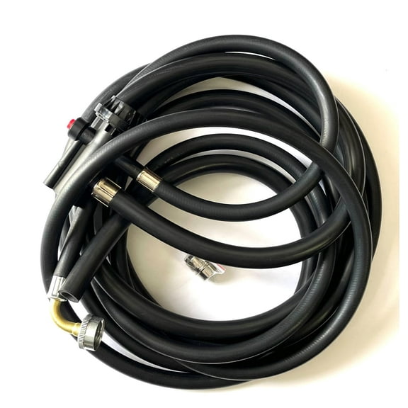 Shark Industrial 10FT GE Portable Dishwasher Fill & Drain Hose Assembly WD24X10066 w/Faucet Adapter