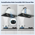 thumbnail image 3 of 900 CFM Range Hood Insert 30 inch, Ducted/Ductless Convertible Duct , Stainless Steel Vent Range Hoods, 3 of 9