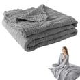 thumbnail image 2 of Cotton Muslin Throw Blanket, Summer Gauze Throws for Bed Couch，Soft Lightweight Breathable Linen Blankets Bedspread for Adults All Season, 78.7"X90.5", 2 of 9