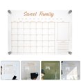 thumbnail image 1 of UPOUART Acrylic Dry Erase Board for Home Weekly Planning Transparent Erasable Memo Writing Board, 1 of 8