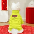 thumbnail image 5 of NovaStitch Soft Fleece Pet Sweater Winter Warm Dog Sweatshirt Dogs Fleece Jacket Puppy Winter Coats Pet Clothes for Small Medium Dogs Fluorescent Green XS, 5 of 7