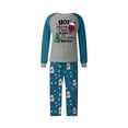 thumbnail image 4 of Christmas Holiday Christmas Family Pajamas Matching Sets, Matching Family Outfits Fun Matching Pjs, Perfect Holiday Outfits for the Whole Family (Blue), 4 of 4