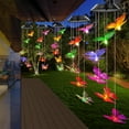 thumbnail image 4 of Sunflower Solar Wind Chimes Color Changing Lights Outdoor, Best Gifts for Mom Grandma Women Wife Aunt Sister, Unique Mobile Wind Chime, Mothers Day Yard Decor, 4 of 7