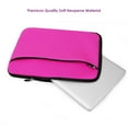 thumbnail image 5 of 14 inch Laptop Sleeve Case - Protective Sleeve Bag for 14" Notebook Computer, Water-Resistant Portable Slim Case (Magenta), 5 of 5