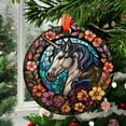 thumbnail image 2 of White Unicorn: Ornament Style Wall or Window Hanging, 2025, Holiday Decoration, Seasonal Keepsake Gift, Unique Collectible, Window Hanging, Home Decor 2025, Holiday Decoration,, 2 of 5