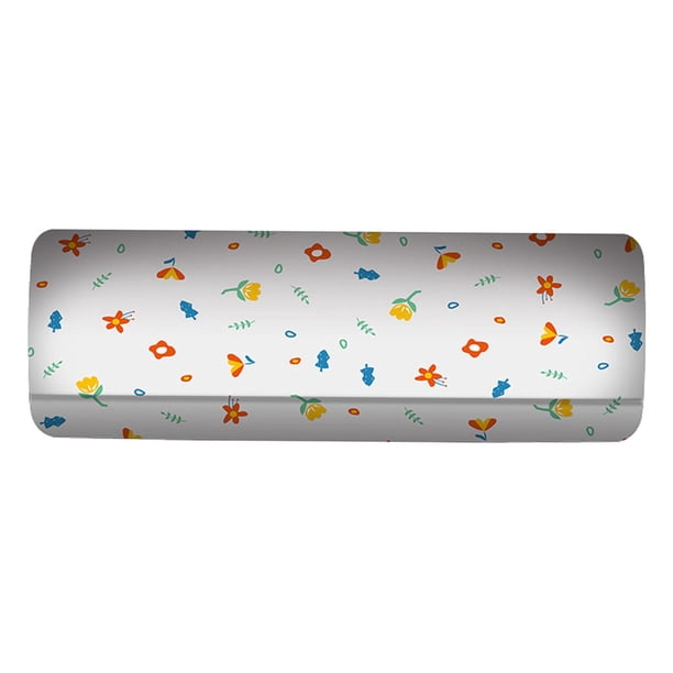 Funda protectora impermeable para aire acondicionado Oxford, con cordón ajustable y cierre a presión. Lavable. Blanco 86x20x31cm