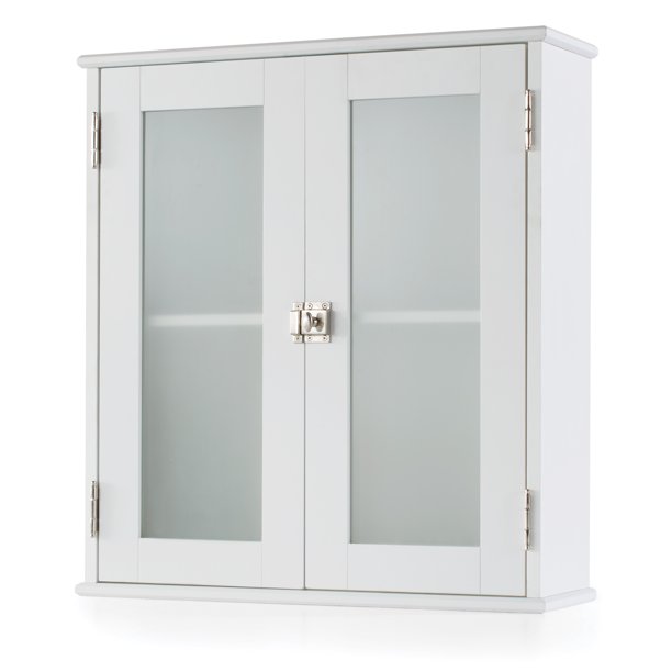 Better Homes & Gardens, Harborough Bathroom Storage Wall Cabinet, White - Walmart.com