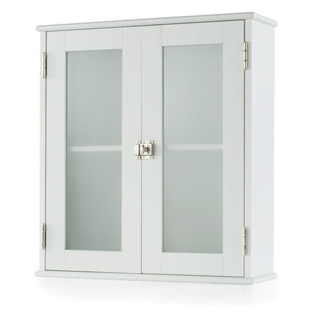 better homes & gardens, harborough bathroom wall cabinet, white