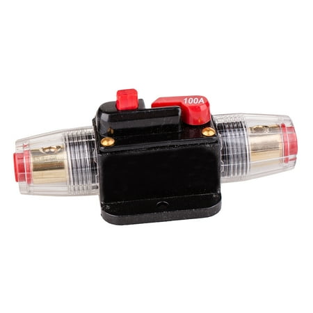 Varistor Circuit Protection - DC 12V Car Stereo Audio Circuit Breaker Inline Fuse 100A