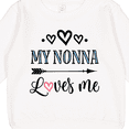 thumbnail image 3 of Inktastic My Nonna Loves Me Girls Toddler Sweatshirt, 3 of 4