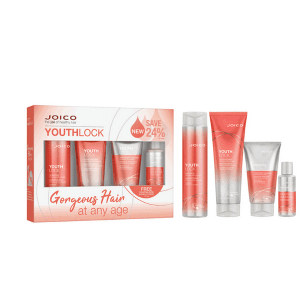 Joico Youthlock Collagen Kit Shampoo, Conditioner, Mask & Blowout