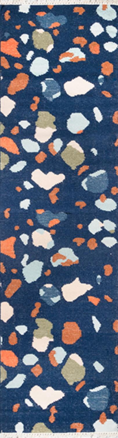 Momeni Abstract Contemporary Area Rugs, Blue