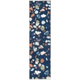 thumbnail image 5 of Momeni Abstract Contemporary Area Rugs, Blue, 5 of 7