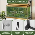 thumbnail image 2 of Uforic 120 Gal Fish Tank Stand w/ Shelf and Cabinet, 1100 Lbs Capacity, Power Outlets, Metal, White, 2 of 8