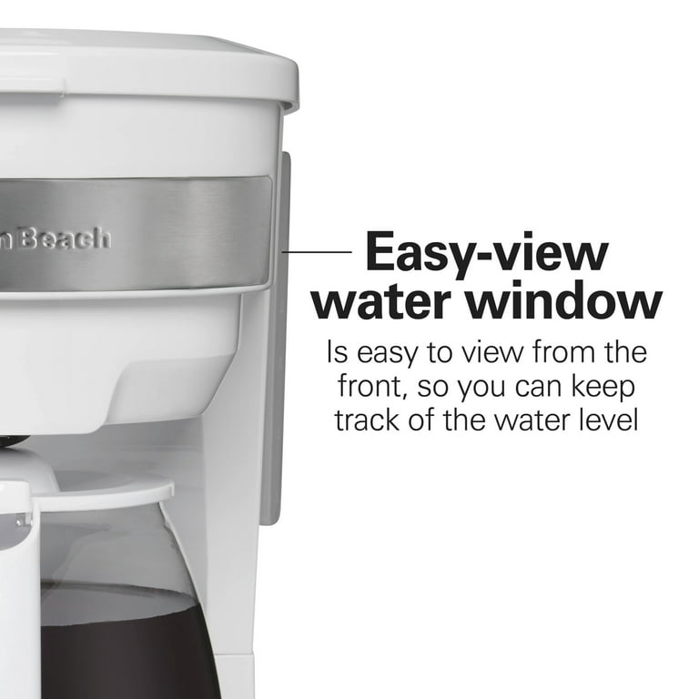Hamilton Beach 12-Cup Programmable Drip Coffee Maker Machine with