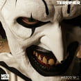 thumbnail image 2 of Mezco MDS Mega Scale Terrifier: Art the Clown 15-Inch Sinister, Spine-Chilling, Toothy Grin Head Sculpt 11 Points Articulation Doll with Sound, 2 of 7