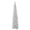 A005- E, variant on Prelit Pencil Christmas Tree with Lights, 5 Feet Tall, Rainbow Tinsel Design, for Indoor Holiday Decoration, Artificial Christmas Tree Decoration