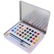 thumbnail image 2 of Juego de pintura de acuarela, traje de bloque sólido de 36 colores + caja de lata, herramientas de pintura, suministros de arte, 2 of 8