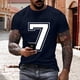 thumbnail image 1 of Tops para hombre, blusas y camisas de cuello redondo y manga corta para hombre, blusas estampadas de moda para hombre, jersey de cuello redondo y manga corta, blusa de poliéster para hombre., 1 of 6