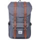 thumbnail image 1 of Mochila de viaje escolar KAUKKO para universidad flexible con portátil para 15", 22L (Nylon/Gris) KAUKKO  EP509Gray, 1 of 3