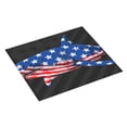thumbnail image 2 of Honeii Shark With USA Flag for Dish Drying Mat for Kitchen Counter, Non-slip Rubber Backed, Hide Stain Kitchen Super Absorbent Draining Mat, Dish Rack Pad, 2 of 8