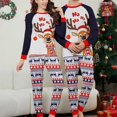 thumbnail image 4 of SILVERCELL Matching Family Christmas Pajama Sets Christmas Pattern Long Sleeve Sleepwear Holiday Lounge Sets, 4 of 4