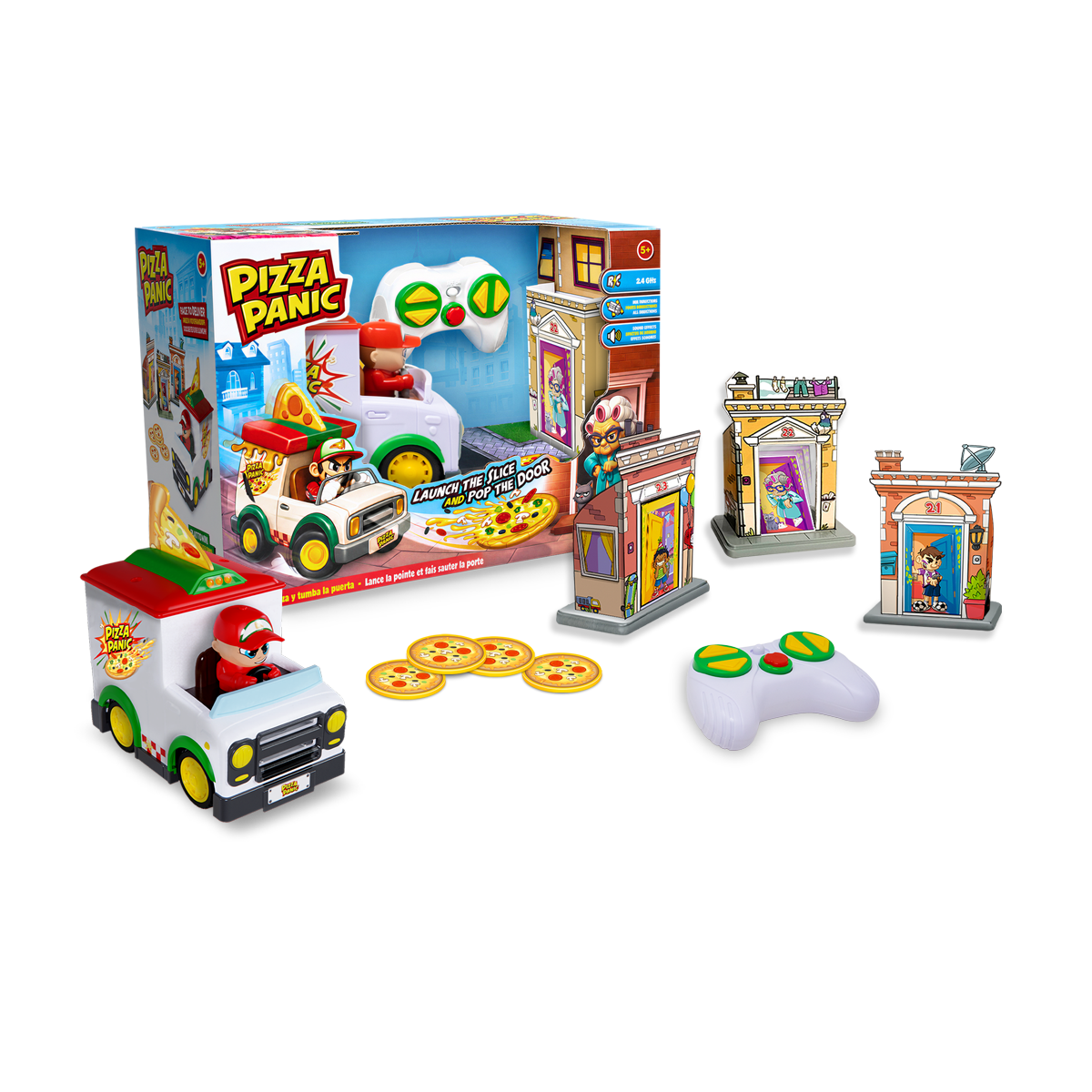 TigerHead Toys - Pizza Panic! The Remote Control Delivery Van. Hilarious Pizza-Launching Action For Kids Ages 5+