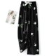 thumbnail image 2 of Pantalones de Piernas Anchas Casuales para Mujeres Impresión de Moda Pantalones de Longitud Completa Elásticos Regulares para Uso Casual, 2 of 6