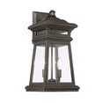 thumbnail image 2 of Taylor 2-Light Outdoor Wall Lantern in English Bronze with Gold, 2 of 6
