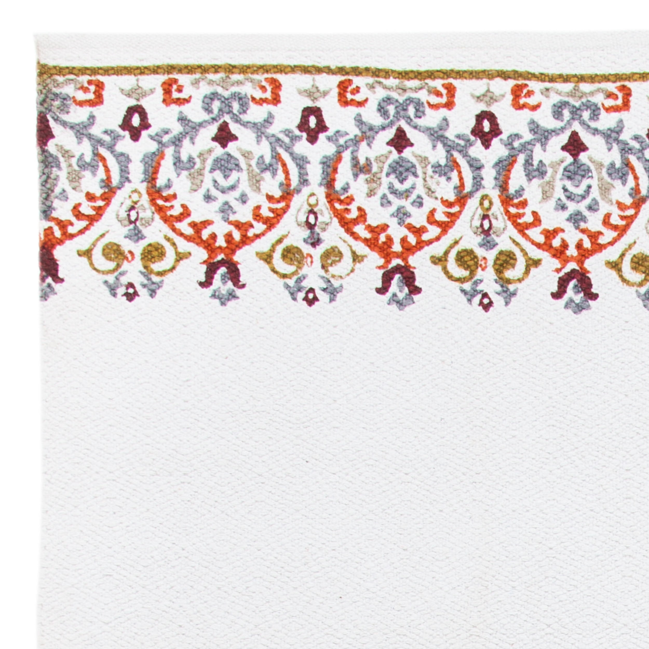 SAFAVIEH Cedar Brook Osmond Geometric Area Rug, Ivory/Green, 5' x 8'