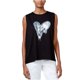 thumbnail image 2 of Rachel Roy - Camiseta sin mangas para mujer con corazón goteante, color negro, grande Rachel Roy Camiseta sin mangas, 2 of 2